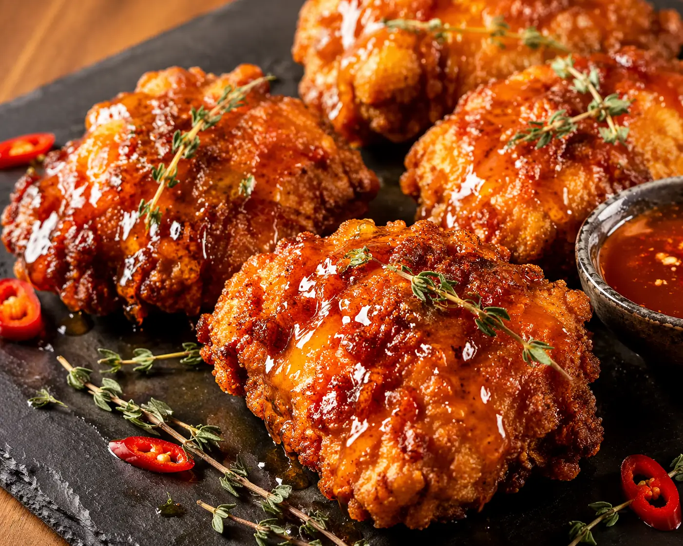 Baked-Crunchy-Hot-Honey-Chicken-featured-image