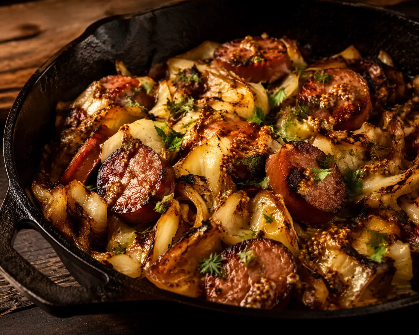 Caramelized-Cabbage-and-Sausage-Skillet-featured-image