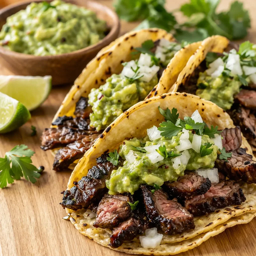 Carne-Asada-Street-Tacos-with-Guacamole-featured-image