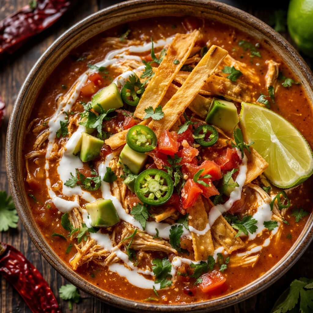 Chicken-Tortilla-Soup-with-Lime-Crema-featured-image