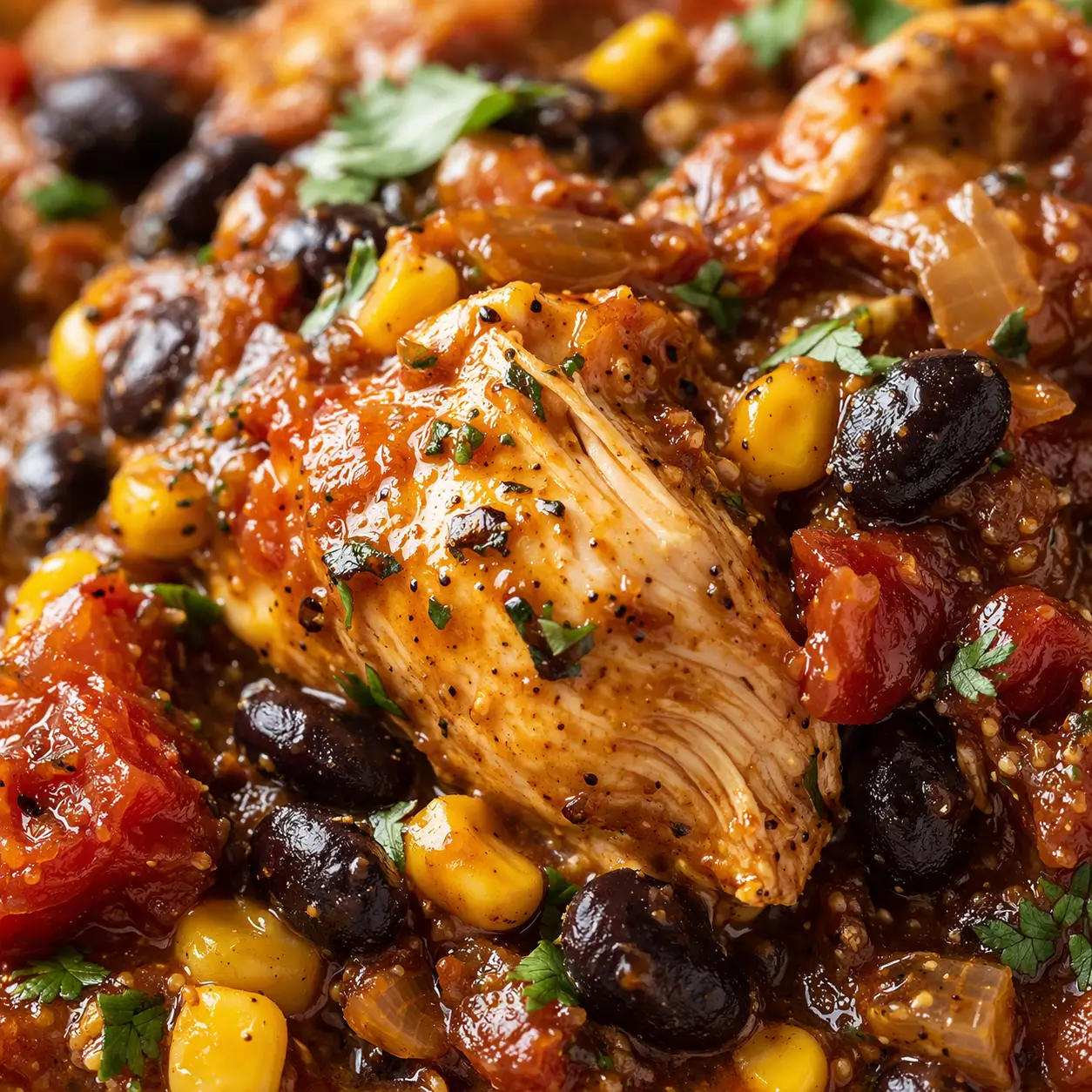 One Pot Mexican Black Bean Chicken storage and meal prep