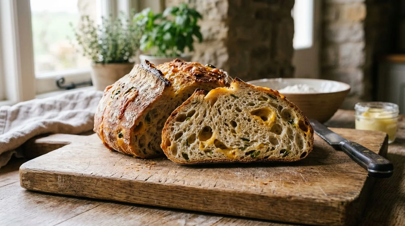 Cheddar Jalapeño Sourdough - featured image