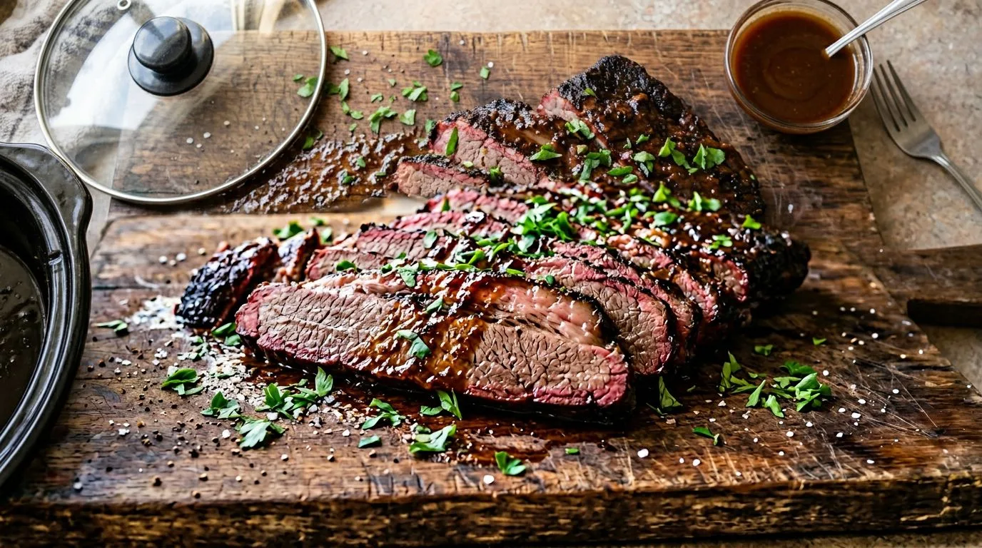 Crockpot BBQ Beef Brisket - featured image