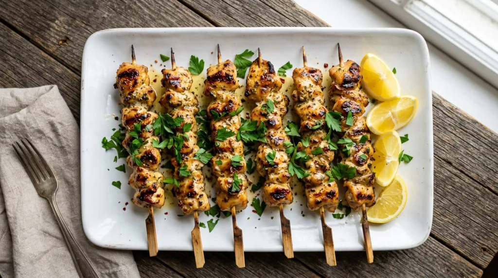 Lemon Garlic Butter Chicken Spiedini - featured image