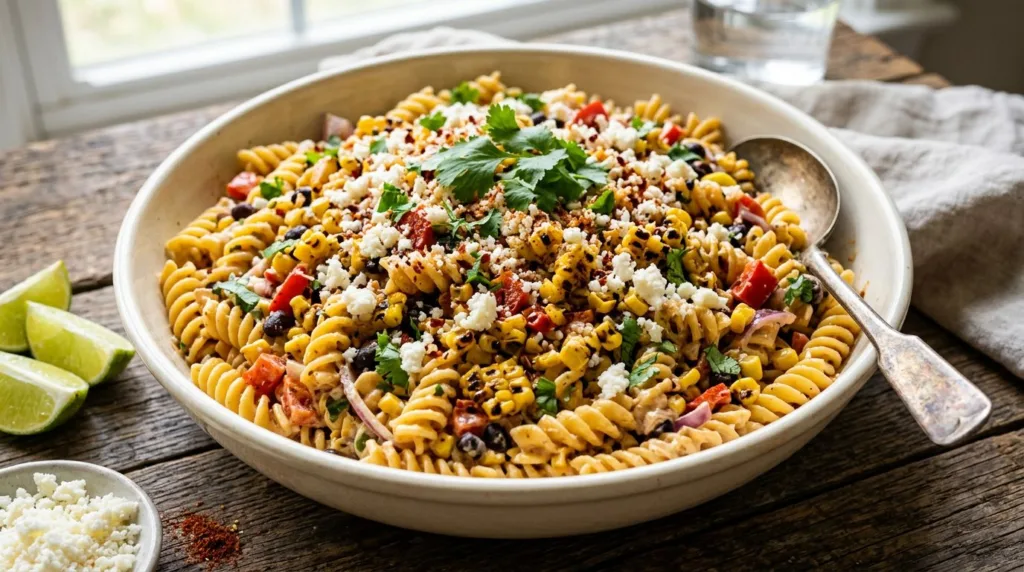 Loaded Street Corn Pasta Salad - featured image